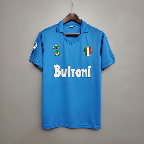 AAA Quality Napoli 87/88 Home Soccer Jersey